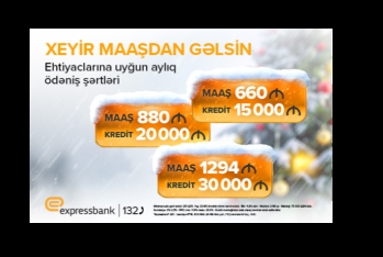 Maaşa uyğun kredit – Expressbankda