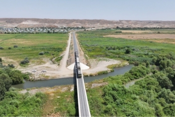 Horadiz-Ağbənd dəmir yolu xəttinin layihələndirilməsinin 84 %-i tamamlanıb