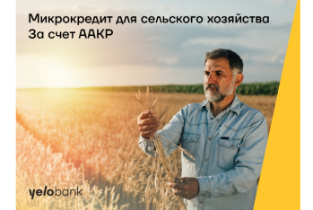 Кредит на развитие сельского хозяйства от Yelo Bank