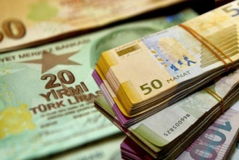 1 türk lirəsi 4 qəpikdən aşağı düşdü