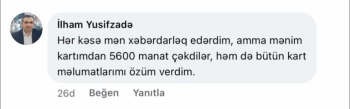Azərbaycanda vətəndaş kartından 5 600 manatı belə oğurlatdı - FOTOLAR | FED.az