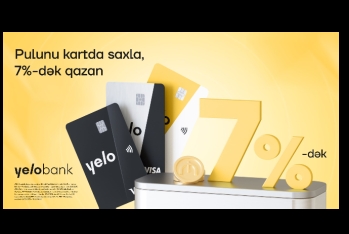 Yelo kartdakı vəsaiti illik - 7%-DƏK GƏLİR İLƏ ARTIR!
