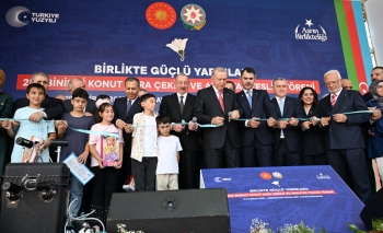 Kahramanmaraşdakı “Azərbaycan” məhəlləsinin açılışından - FOTOLAR | FED.az