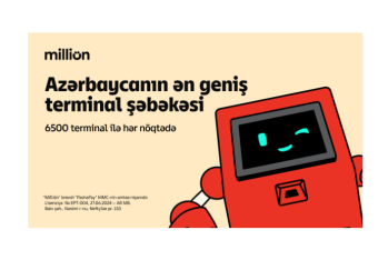 Milliön 6500 terminal ilə artıq ölkənin ən geniş ödəniş şəbəkəsidir