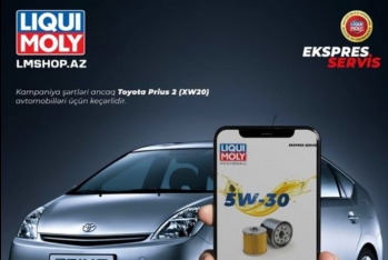 "Liqui Moly" yağlarından Toyota Prius XW20 avtomobil sahiblərinə - XÜSUSİ ENDİRİM!
