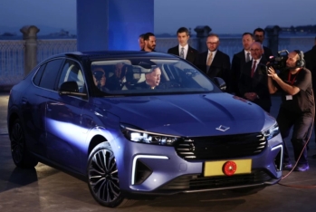Ərdoğana yeni TOGG elektromobili hədiyyə edilib - FOTO