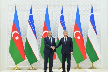 Özbəkistan Prezidenti Azərbaycan nümayəndə heyətini qəbul edib