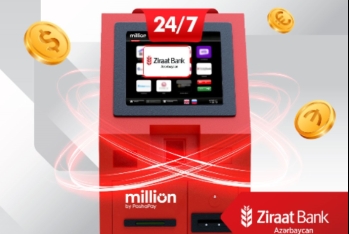 Ziraat Bank Azərbaycan müştərilərinə MilliÖn ödəniş terminalları vasitəsi ilə - MƏDAXİL İMKANINI YARATDI!