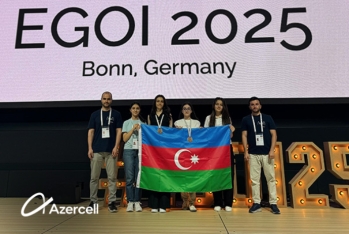 Azercell-in dəstəklədiyi milli komanda Avropa Qızlar İnformatika Olimpiadasında uğur qazanıb