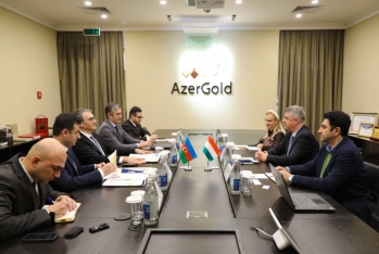 Председатель ЗАО «AzerGold» встретился с послом Венгрии в Азербайджане