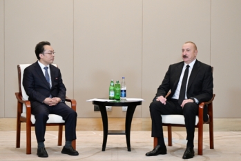 İlham Əliyev "CETC" texnologiya korporasiyasının baş direktoru ilə görüşdü