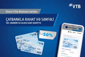 "Bank VTB (Azərbaycan)"dan biznes-kartlar üçün - Yeni Aksiya