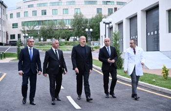 Prezident Qarabağ Universiteti Klinikasının, Tibb və sağlamlıq elmləri fakültəsinin açılışında - FOTOLAR | FED.az