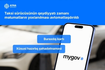 AYNA: Taksi sifarişi operatorlarının iştirakı ilə yeni layihənin icrasına başlanılıb