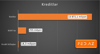 Banklar, BOKT-lar, kredit ittifaqları – QRAFİKLƏR | FED.az