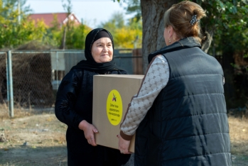 Yelo Bank Xocavənddə yaşayan şəhid ailələrinə Zəfər sovqatı - TƏQDİM EDİB