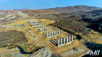 Ağdam-Füzuli avtomobil yolunun inşası sürətlə davam edir - FOTO - VİDEO | FED.az