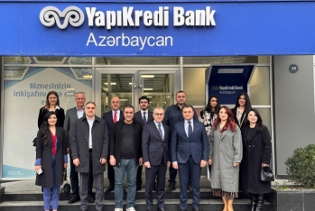 ATİB sədri Mürsəl Rüstəmov "Yapı Kredi Bank Azərbaycan" QSC-ni ziyarət edib - FOTOLAR