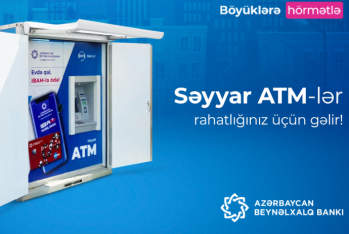 "Beynəlxalq Bank"ın səyyar bankomatları - İŞƏ DÜŞDÜ