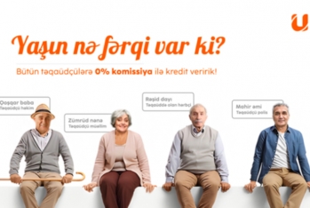 "Unibank" təqaüdçülər üçün krediti - 0% KOMİSSİYALI ETDİ