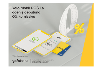 Yelo Mobil POS ilə komissiyasız ödəniş qəbulu - HƏLƏ DƏ QÜVVƏDƏDİR!