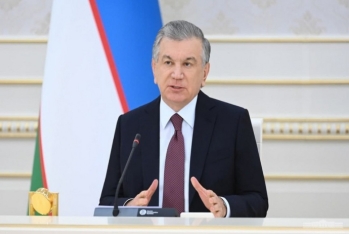 Özbəkistan Prezidenti Azərbaycana dövlət səfərinə gəlib