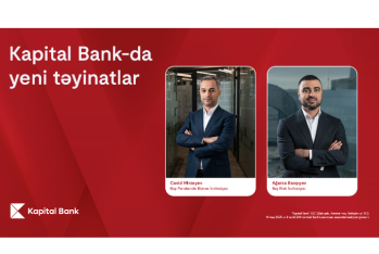 Kapital Bank-da yeni təyinatlar - BAŞ TUTUB