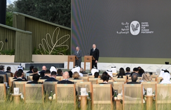 İlham Əliyev “Zayed İnsan Qardaşlığı Mükafatı”nın təqdimolunma mərasimində  - FOTOLAR - VİDEO[b][red] - YENİLƏNİB[/red][/b] | FED.az