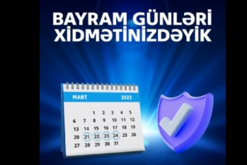 VTB (Azərbaycan) bayram günləri də - XİDMƏTİNİZDƏDİR!