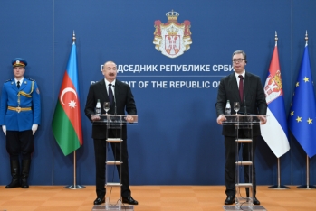 İlham Əliyev və Aleksandar Vuçiç mətbuata bəyanatlarla çıxış ediblər - TAM MƏTN