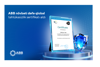 ABB növbəti dəfə yüksək - TƏHLÜKƏSİZLİK SERTİFİKATI ALDI!