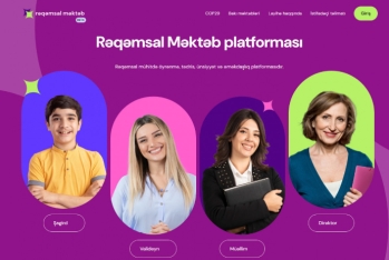 Rəqəmsal məktəb platforması istifadəyə verilib