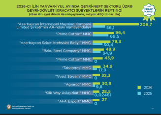 İxracdan ən çox qazanan 10 özəl Azərbaycan şirkəti - SİYAHI | FED.az