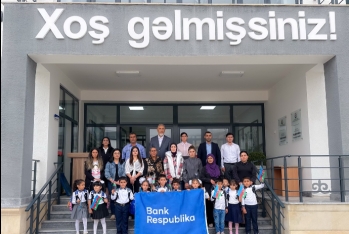Bank Respublika Ağdamda ilk dəfə məktəbə gedəcək - BİRİNCİLƏRİ SEVİNDİRDİ