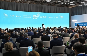 Prezident İlham Əliyev Bakı 31-ci “Baku Energy Forum”un rəsmi açılış mərasimində iştirak edir | FED.az