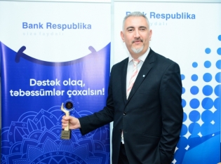 "Bank Respublika" 2020-ci ildə - İLK MÜKAFATINI QAZANIB!