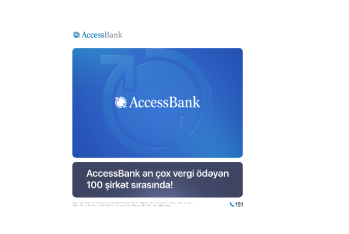 AccessBank повторно вошел в число 100 крупнейших налогоплательщиков Азербайджана