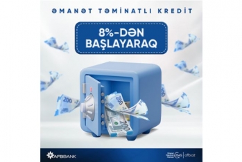 "AFB Bank" “Əmanət girovu ilə kredit” məhsulunun şərtlərində - Dəyişiklik Etdi!
