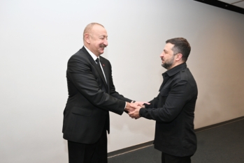İlham Əliyev Kopenhagendə Zelenski ilə görüşüb