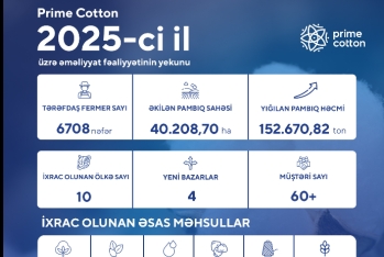 "Prime Cotton" 2025-ci ildə pambıq və tekstil sahəsində rekord nəticələrə - İMZA ATIB