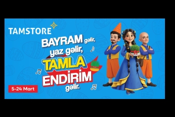Bayram gəlir, yaz gəlir, Tamla endirim gəlir - [red]VİDEO[/red] | FED.az