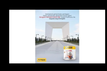 Xankəndidə Zəfər Parkı “Penguin” boyaları ilə gözəlləşdi - FOTO