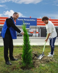 Банк Республика и ФК «Сабах» провели акцию по посадке деревьев | FED.az