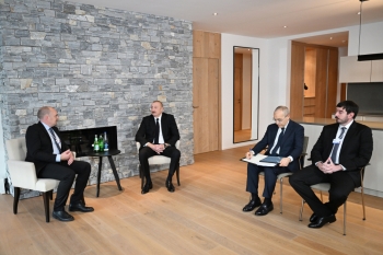 Prezident Davosda dünyanın ən böyük külək enerjisi şirkəti ilə görüşüb - [red]FOTOLAR[/red] | FED.az