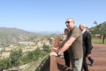 Prezident: "Sülh müqaviləsinin paraflanması ilə Naxçıvanla quru bağlantısı təmin edildi"