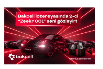 Bakcell lotereyasında 2-ci “Zeekr 001” səni gözləyir!