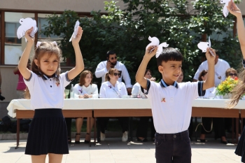 Xankəndidə 37 ildən son zəng çalındı - FOTOLAR | FED.az