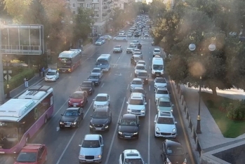 Bakıda tıxaclar başladı - YOLLAR, SİYAHI