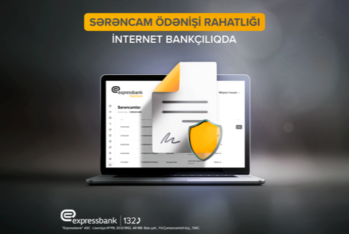 Onlayn sərəncam ödənişləri-  "EXPRESSBANK"DA