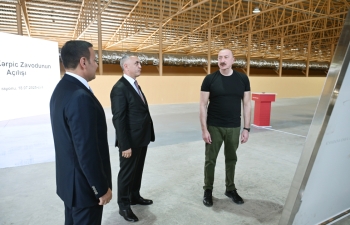 8,5 milyon manata tikilən Xocalı kərpic zavodunun açılışı olub - FOTOLAR | FED.az